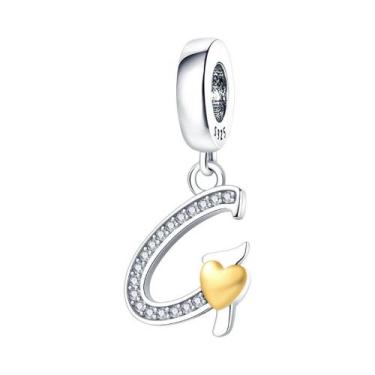 Imagem de Pingente De Coração Com Coroa De Zircônia Em Prata Esterlina 925 Com 2