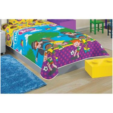 Imagem de Edredom de Solteiro Dupla Face Microfibra Mundo Bita 1,50m x 2,20m Lep