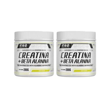 Imagem de Kit 2 Creatina + Beta Alanina Sem Sabor 2x200g FNB Sports Nutrition-Unissex