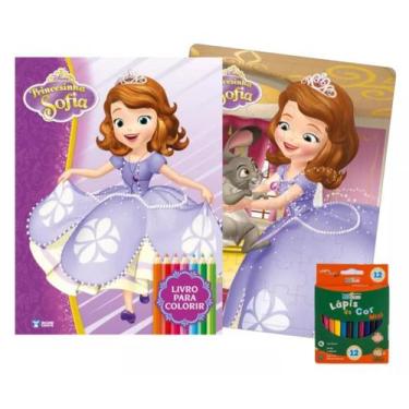 Imagem de Escolha seu tema - livro kit diversão colorir com lápis de cor - menin