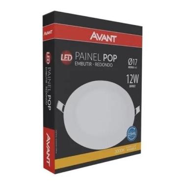 Imagem de Luminária 12W Embutir Redondo Luz Amarela 17Cm Avant