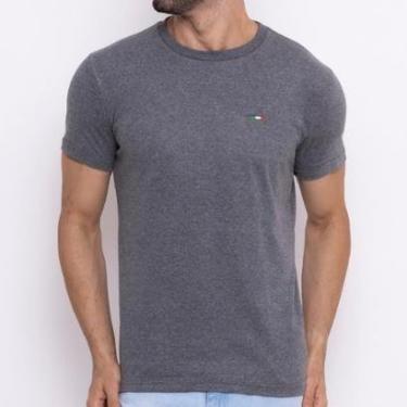 Imagem de Camisetas FMF Básicas Masculina em Algodão Premium no Estilo Bordado França-Masculino