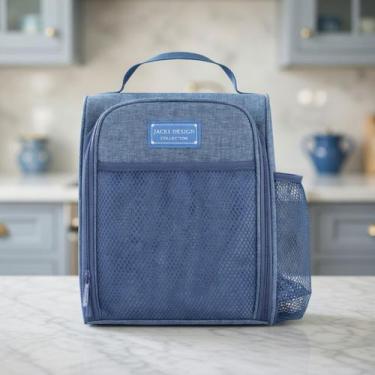 Imagem de Bolsa Termica Para Alimentos Viagem Portatil Jacki Design, Azul