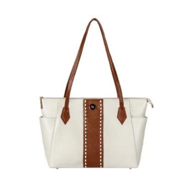 Imagem de Bolsa feminina de couro liso Esmeralda-Feminino