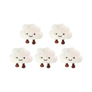 Imagem de Pingente Em Forma De Nuvem, Broche De Pelúcia Fofo, Chaveiro, Charm Pa