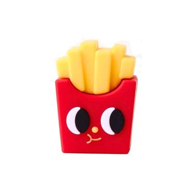 Imagem de Apontador Escolar Tilibra Foods Batata Frita com Lâmina em Aço Carbono 1 Furo sem Depósito 1 Unidade