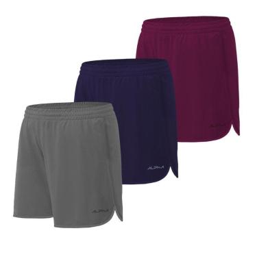 Imagem de Kit 3 Shorts de Corrida Dry Alpha Co-Masculino