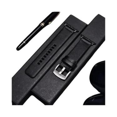 Imagem de Pulseiras De Couro Macio Para Apple Watch Ultra 9 8 7 6 SE 5 4 3 SE 38