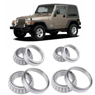 Imagem de Rolamentos Diferencial Dianteiro Jeep Wrangler 2002 até 2017 - AD Part