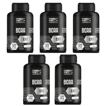 Imagem de Kit 5x BCAA 5x120 cápsulas Maltta-Unissex
