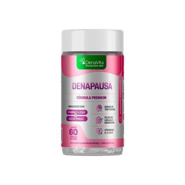 Imagem de Denapausa, Óleos de Prímula, Linhaça, Borragem, Vitaminas A, D, E, K, Triptofano, Menop...