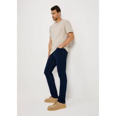 Imagem de Calça Jeans Masculina Skinny Soft Touch - Hering, 048, Azul médio