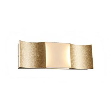 Imagem de Arandela LED Embutido Neyl 16W Bivolt Luz Amarela 3000K IRC 90 Dourado Astraled