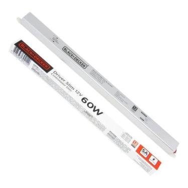 Imagem de Driver Slim 60W 5A 12V Bivolt BDFL-0002-91 Black Decker, Bivolt