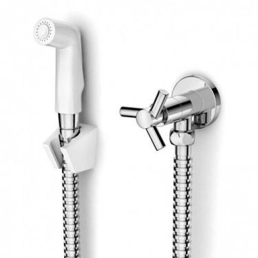 Imagem de Kit com 3 Ducha Higiênica sem Derivação Celite One Cinza/Cromado