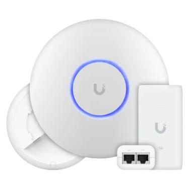 Imagem de U6+ Plus Ubiquiti Com Fonte 15w 48v | Roteador Wi-fi 6 Access Point 3.0 Gbps + Injetor Poe