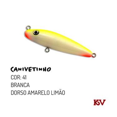 Imagem de Isca Artificial da Kv Canivetinho 6,5cm - Meia Água twitch bait Sinker