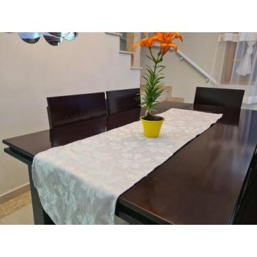 Imagem de Caminho Trilho De Mesa Tecido Jacquard 1,40x0,40 Decoração - Admirare,