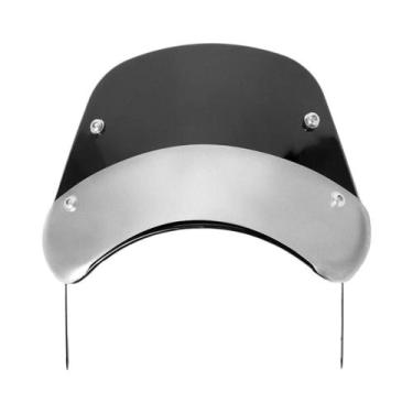 Imagem de Pára-brisa defletor de vento para farol de motocicleta universal para 
