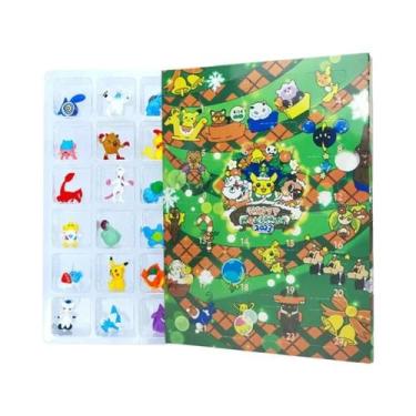 Imagem de Calendário Do Advento Com Mini Figuras De Pokémon, Caixa De Presente P