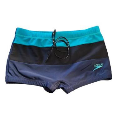 Imagem de Sunga Speedo Boxer Trio Recorte, Pto, Vrd, M