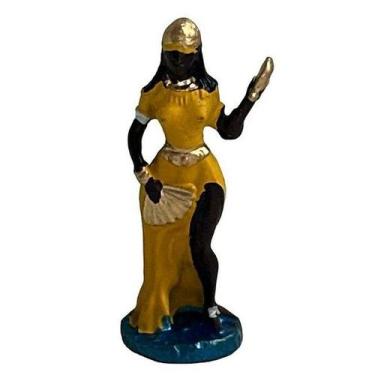 Imagem de Imagem de Oxum Colorido 5 cm  Amor  Beleza  Prosperidade Espiritual - 