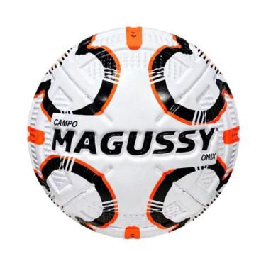 Imagem de Bola Futebol Campo Magussy Onix Tamanho Oficial 5 PVC Alta Resistencia