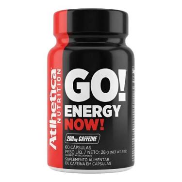 Imagem de Energy Now Cafeína Pura 60 Cápsulas Atlhetica