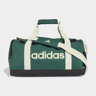 Imagem de Mala Adidas Duffel Linear 24 L, Verde, Bege, Único