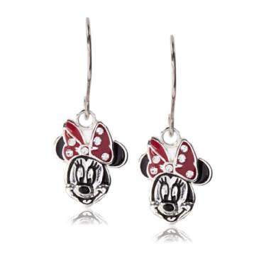 Imagem de Disney Brincos de cristal de gota da Minnie