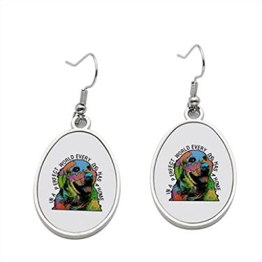 Imagem de Brinco Golden Retriever in Perfect World - Brincos com pingente para meninas - Presente de festa de aniversário dos namorados