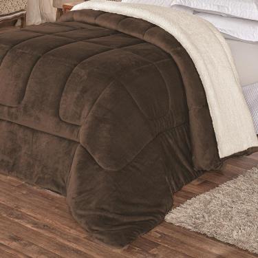 Imagem de Coberdrom Solteiro 2,40m X 1,50m Microfibra Everest Tabaco