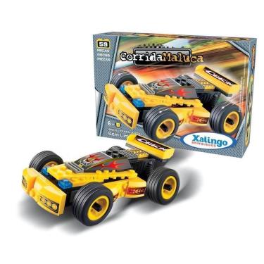 Imagem de Corrida Maluca Blocos De Encaixe - Xalingo 6232 - 59 Peças