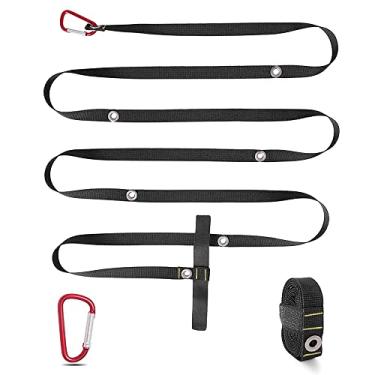 Imagem de Wemay Corda de vento para barraca de acampamento ao ar livre Durável Nylon corda de vento Corda de barraca multifuncional com fivela ajustável para roupa suja corda para pendurar