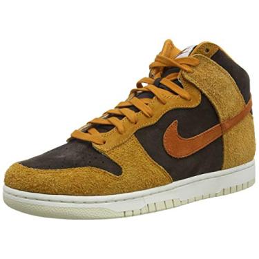 Imagem de Nike Men's Dunk High PRM Dark Curry, Velvet Brown/Dark Russet/Dark, 8.5