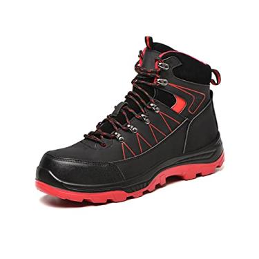 Imagem de Legou Sapatos de Segurança Masculinos Sapatos de seguro de trabalho de tecido voador Sa...