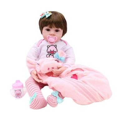 Imagem de Bebê Reborn Menina 47cm - Maria Eduarda