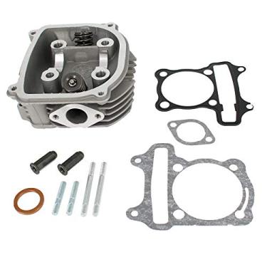 Imagem de Glixal Conjunto de cabeças de cilindro de desempenho ATGT-021 GY6 125cc 150cc a 155cc 58,5 mm com válvulas para motor 152QMI 157QMJ Scooter chinês ATV Go Kart (nenhum tipo EGR)