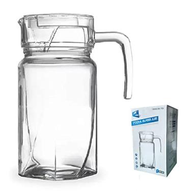 Imagem de Jarra De Vidro Robusto 1700ml Com Tampa Acrílica Água Suco