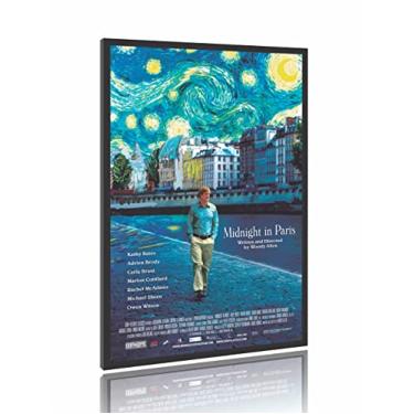 Imagem de Genérico Quadro Pôster Filme Meia-Noite em Paris 60x90