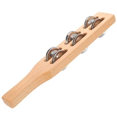 Imagem de MILISTEN Chocalho Recém-nascido Bell Stick Percussion Instrumento musical Small Wood Skod Shoking Bell Handheld Toy Desk Bell Jingle Shaker Bells