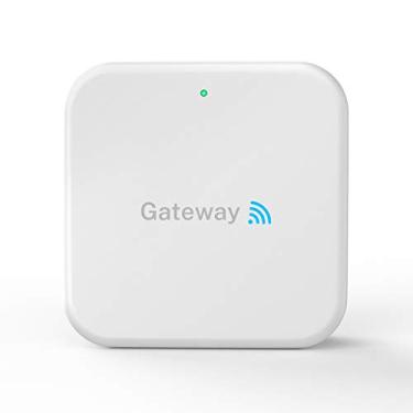 Imagem de Gateway Wi-Fi Controle remoto Bluetooth Smart Door Lock com aplicativo TT Lock, Gateway Smart Hub funciona com controle de voz Alexa, conjuntos de bloqueio eletrônico da Nyboer