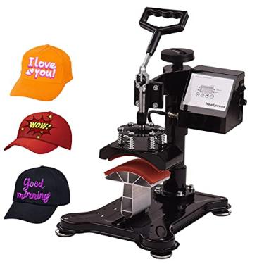 Imagem de DOYING 5.5x3 Inch Swing Away Combo Digital Hat Cap Heat Press Thermal Transfer Machine