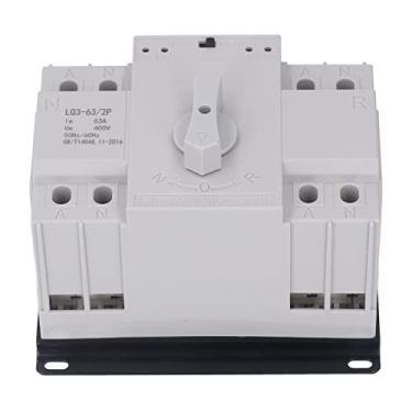 Imagem de Interruptor de Transferência Automática, AC400V 63A 2P Interruptor de Comutação de Alimentação Dupla para Equipamentos Elétricos