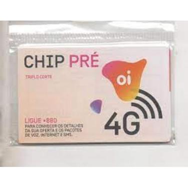 Oi Chip 2 em 1 Pré - DDD 41 PR Tecnologia 4G - Chip de Celular