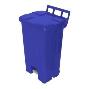 Imagem de Cesto Lixeira Com Rodas E Pedal 100L Marca Jsn