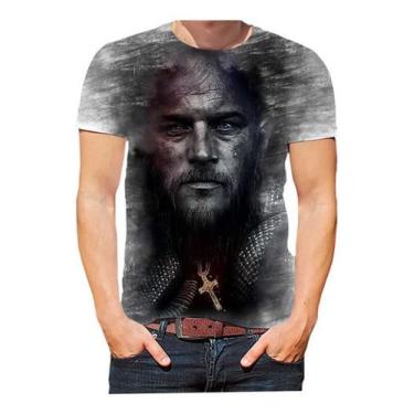 Imagem de Camisa Camiseta Ragnar Vikings Séries Seriado Filmes Art 01 - Estilo K
