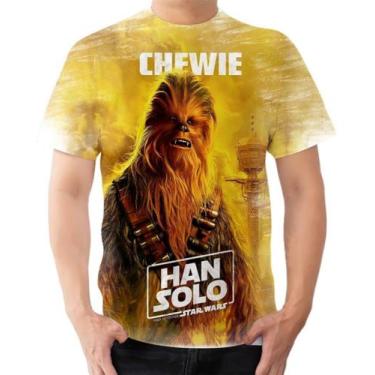 Imagem de Camisa Camiseta Chewbacca Chewie Han Solo Wookiee Copiloto - Estilo Kr