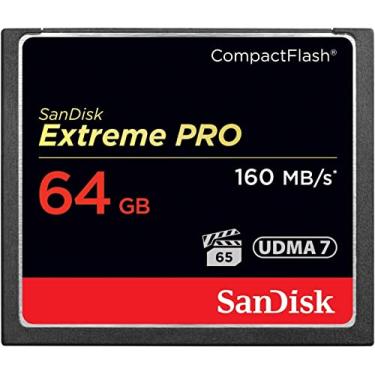 Imagem de SanDisk Cartão de memória Flash compacto Extreme PRO 64GB UDMA 7 velocidades até 160MB/s - SDCFXPS-064G-X46