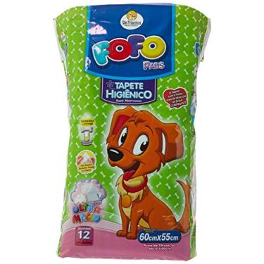 Imagem de Tapete Higiênico Fofo Pads (60X55), 12 Unidades São Francisco Pet para Cães, 60x55cm